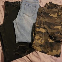 Girls Baggy Straight Jeans Size 10/12