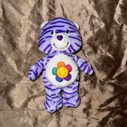 Care Bears Special Edition Jungle Party Harmony Bear 8” Plush tiger striped 2005