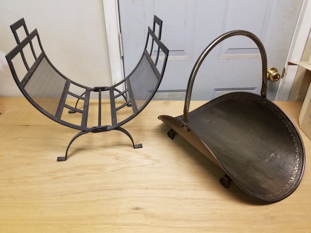 2 wood carrier/ stackers 15/both