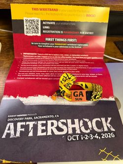Aftershock GA Sunday Ticket