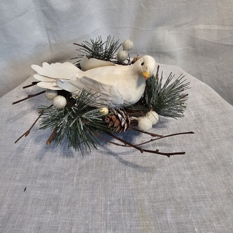 Birds Nest & Bird Christmas Holiday Decoration Tree