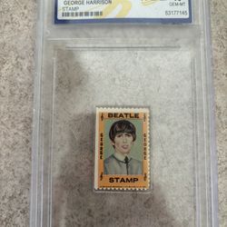 George Harrison 1964 -10 Rated Beatles Stamp 