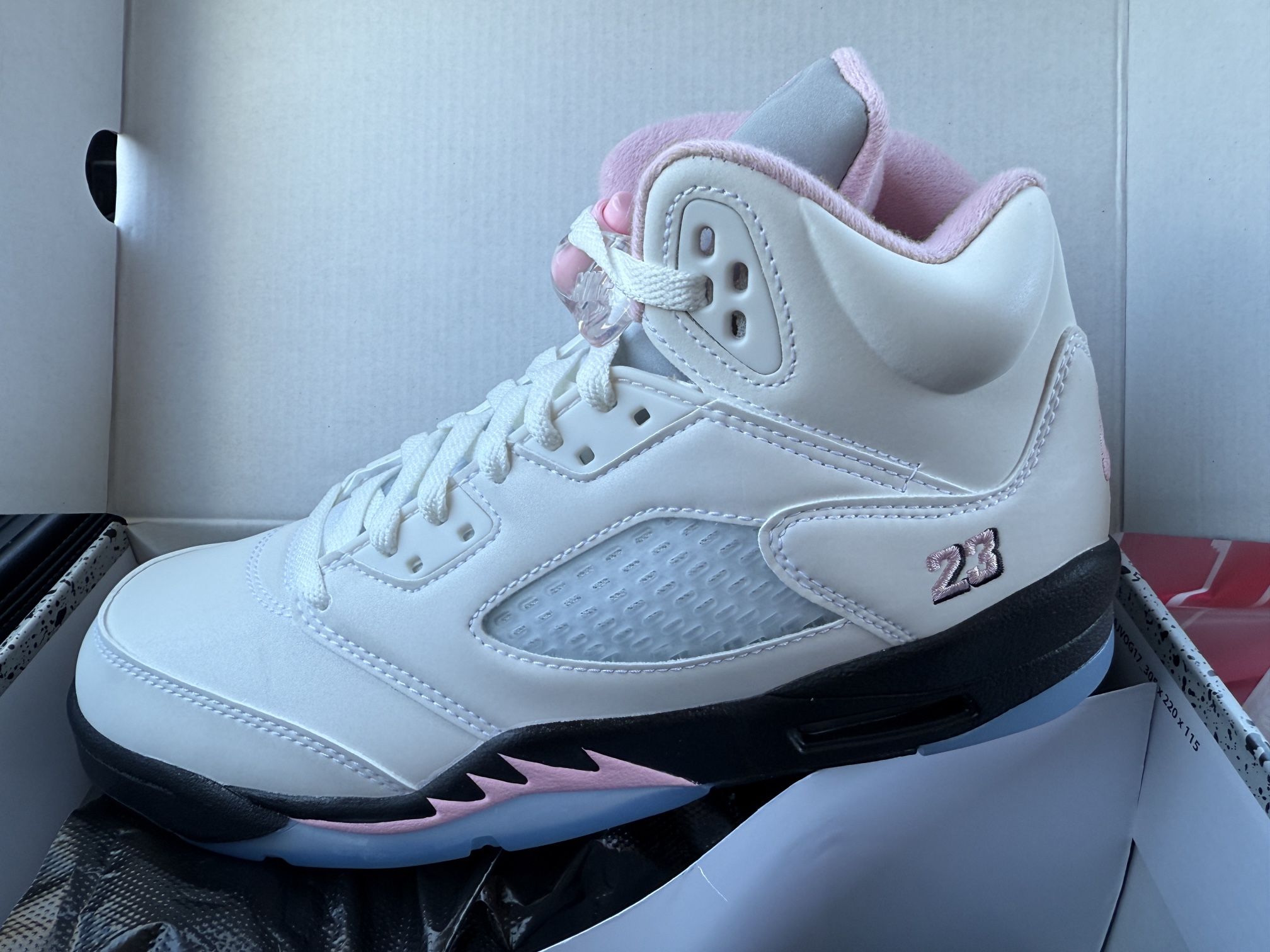 Air Jordan Retro 5 Medium Soft Pink 35th Anniversary Grade School