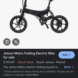 Jetson Foldable E Bike