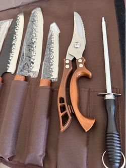 Huusk Japanese Knife Set 6pcs