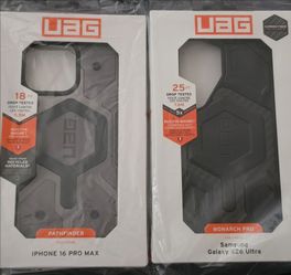 IPhone 16 max case & Samsung ultra s26 case . Heavy duty drop proof military grade brand name UAG