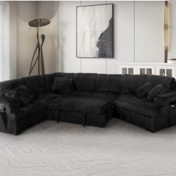 New XL Sleeper Sectional Couch! Free Delivery 🚚! Free Assembly! 