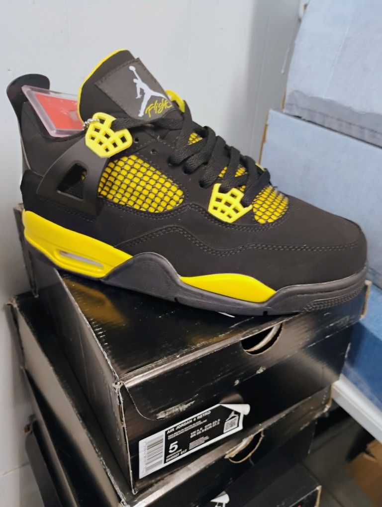 Yellow Thunder 4's/ Sizes 5-13