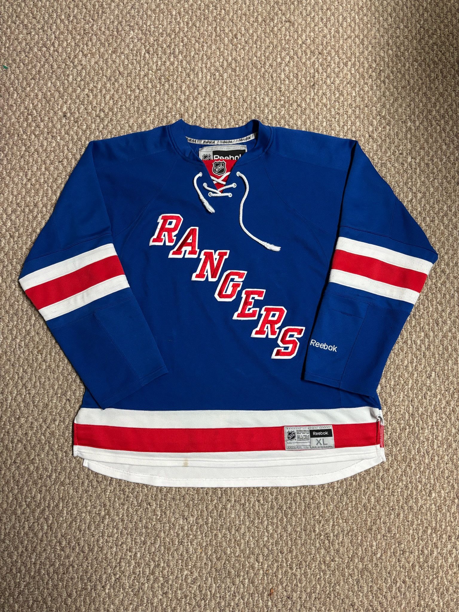New York Rangers Reebok Blue Fanatics Stitched NHL Jersey
