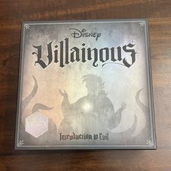 Open box Disney villainous BOARD GAME 
