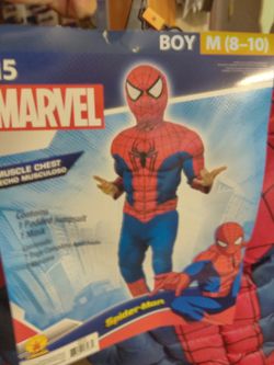 Spider man Halloween costume just size L (10-12) one left