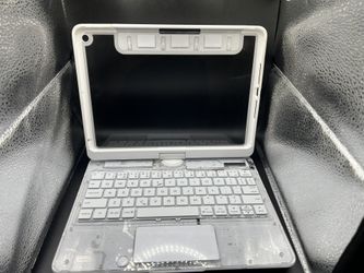 GUSGU Transparent Case w/Wireless Keyboard for iPad 10.2-in (7th-9th Gen)