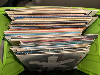 Lot of 50 assorted vintage record albums vinyl records