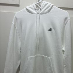 Nike White Sweater Hoodie 