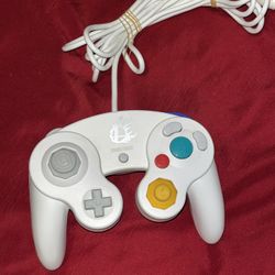 Game Cube Original Controller white (Rare Super Smash Bros)