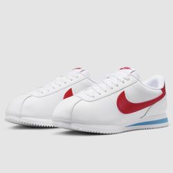 Nike Leather Cortez, red white and blue size 8 Women’s 