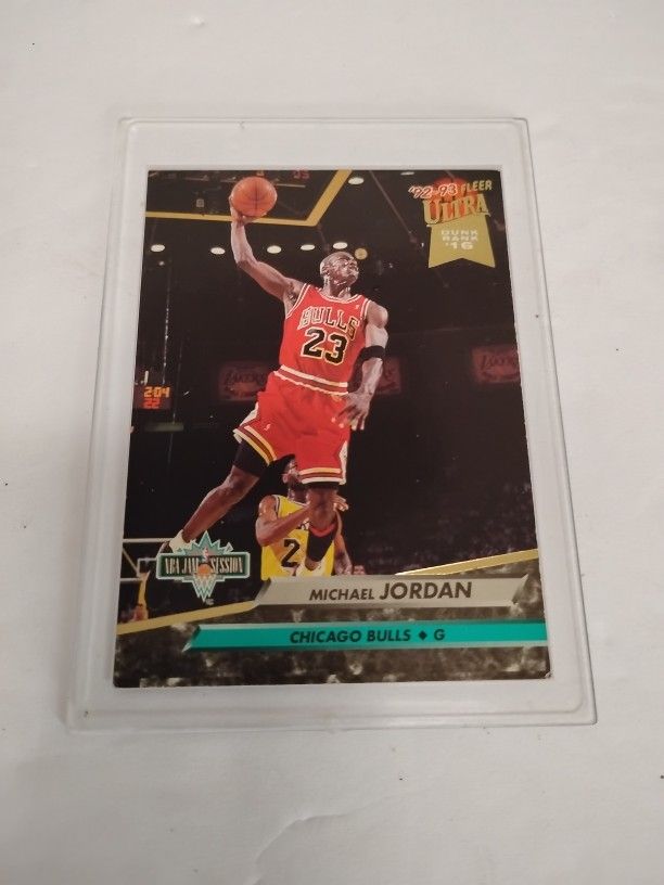 1992 Michael Jordan Basketball Card Fleer Ultra #216