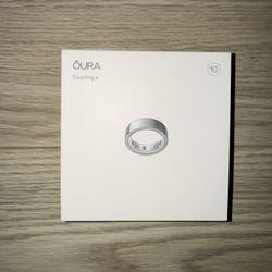 Oura Ring 4 Silver 10