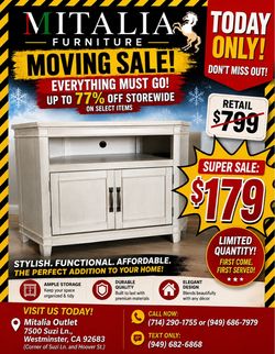 TV STAND - ITALY DESIGNER PRODUCT - BRAND NEW - MOVING SALE - MUST GONE !!!