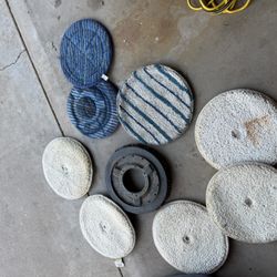 Pad Driver With Pads For Floor Buffer 