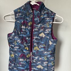Ariat Printed Emma Reversible Vest Size Y medium NWOT kids equestrian designer