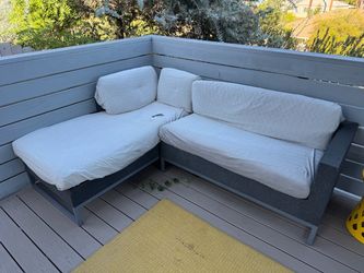 Contemporary outdoor couch