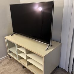 Tv stand console - holds 55in tv