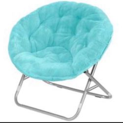Faux Fur Saucer Chair