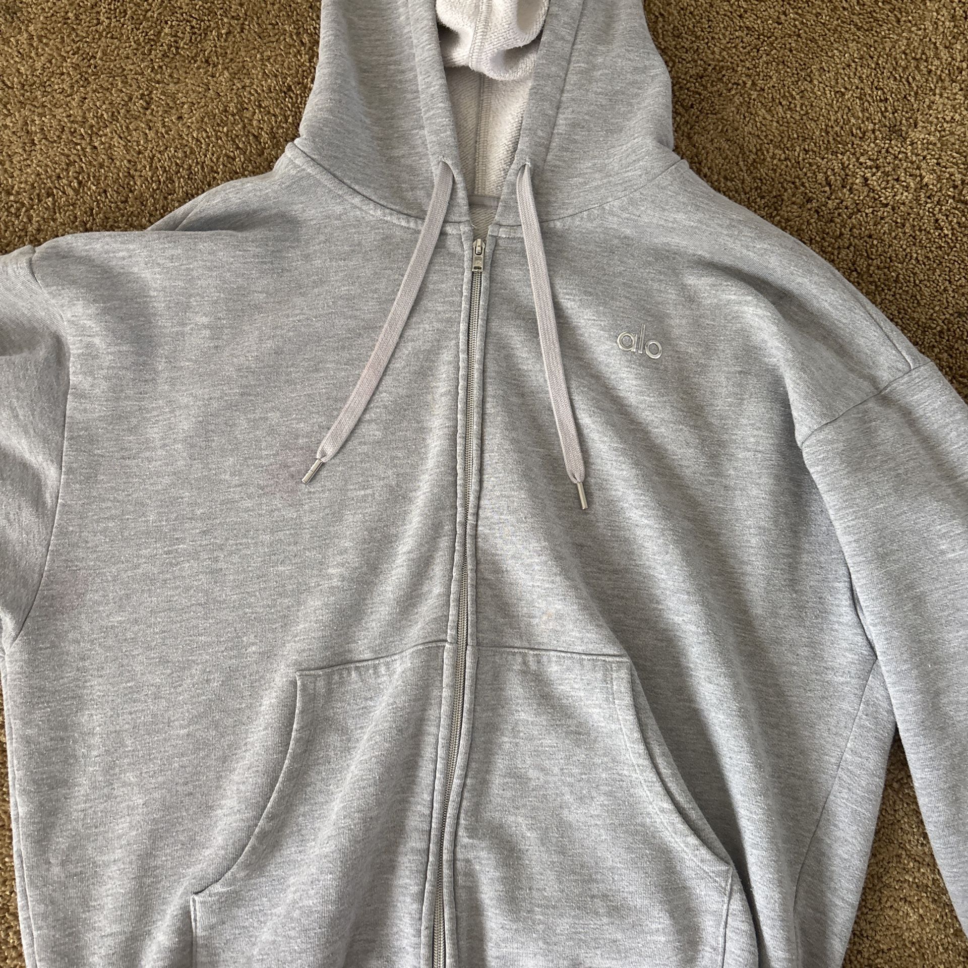 Grey Alo Zip Up