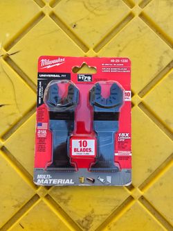 Milwaukee
1-3/8 in. Titanium Bi-Metal Universal Fit Wood and Metal Cutting Multi-Tool Oscillating Blade (10