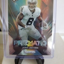 Raiders Josh Jacobs Insert Card