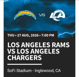 Rams vs Chargers preseason tickets & parking
