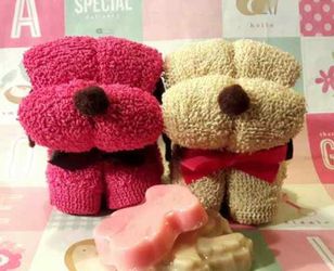 Doggy towel favors