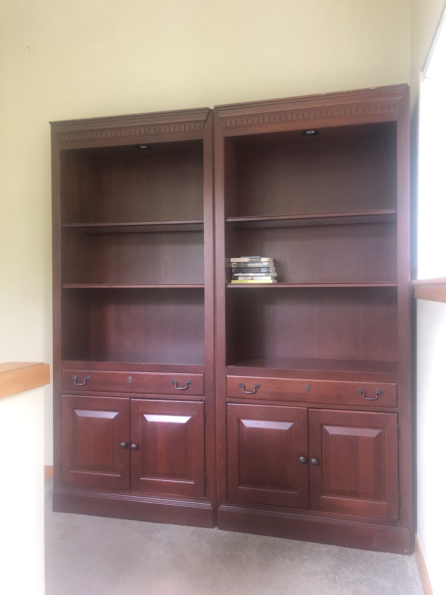 wood bookcases- High quality