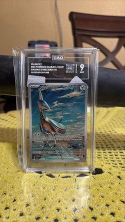 Skarmory scarlet & violet surging sparks illustration rare