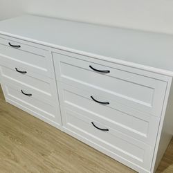 IKEA 6-drawer white dresser