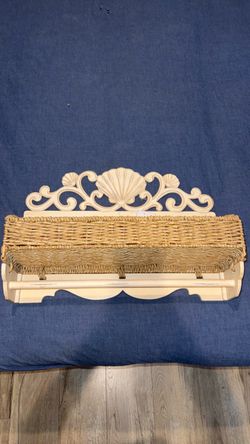 Wicker Wall Shelf