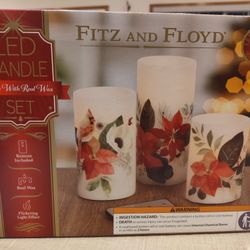 LED Candle Set Of 3