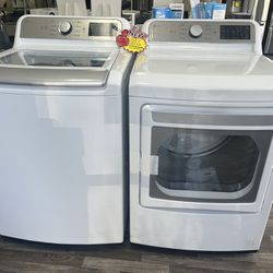 Happy Mother’s Day/ 5.5cu.ft Top Load Washer & 7.4cu.ft Electric Dryer (including Free Parts) Now$1149