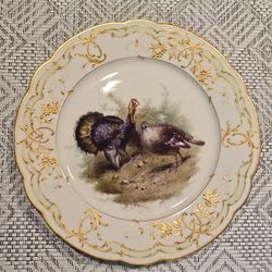 KPM Finest 9 3/4" Plate With Game Birds, Incredible Detail & Quality!