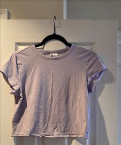 Lavender crop top