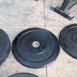 Bumper Plate Set + Barbell 