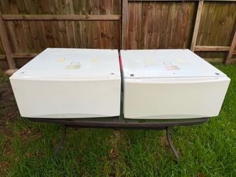 GE laundry pedestal