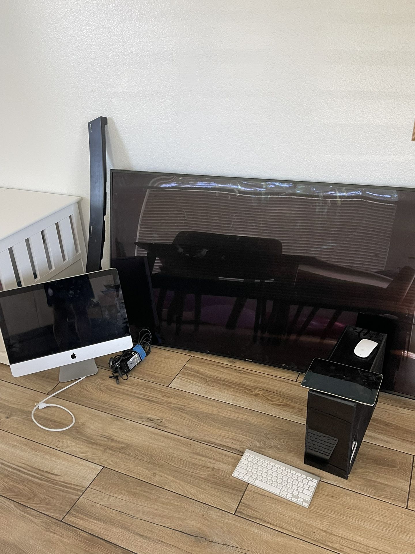 Electronics. TV’s, iMac, IPad
