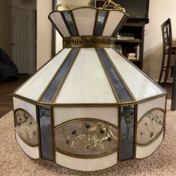 ‼️Vintage Stained Glass Hanging Lamp‼️