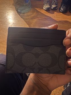 Coach Signature Card Holder Wallet