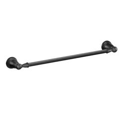 MOEN Banbury 18 in. Towel Bar in Matte Black 