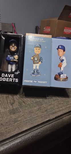 Dodgers Tommy Lasorda, Dave Roberts , Orel Hershiser