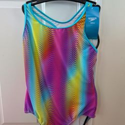 NWT Speedo Racerback swimsuit Size 16 Girls