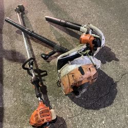 leaf blower weed eater 